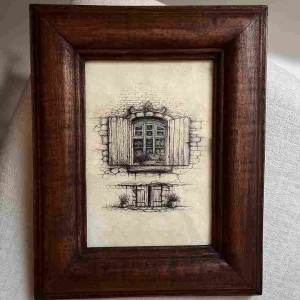 قاب چوبی گندم