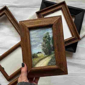 قاب چوبی ارکیده